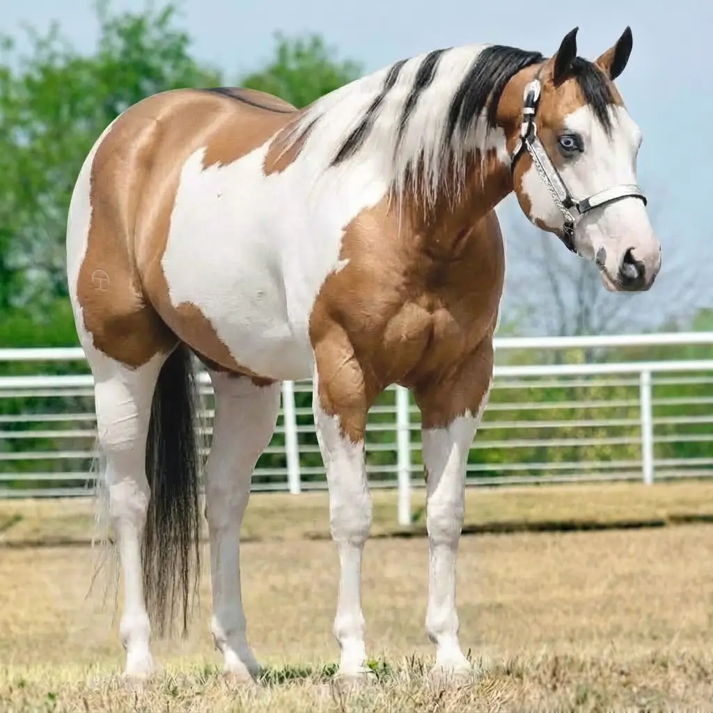 Paint Dun Buckskin