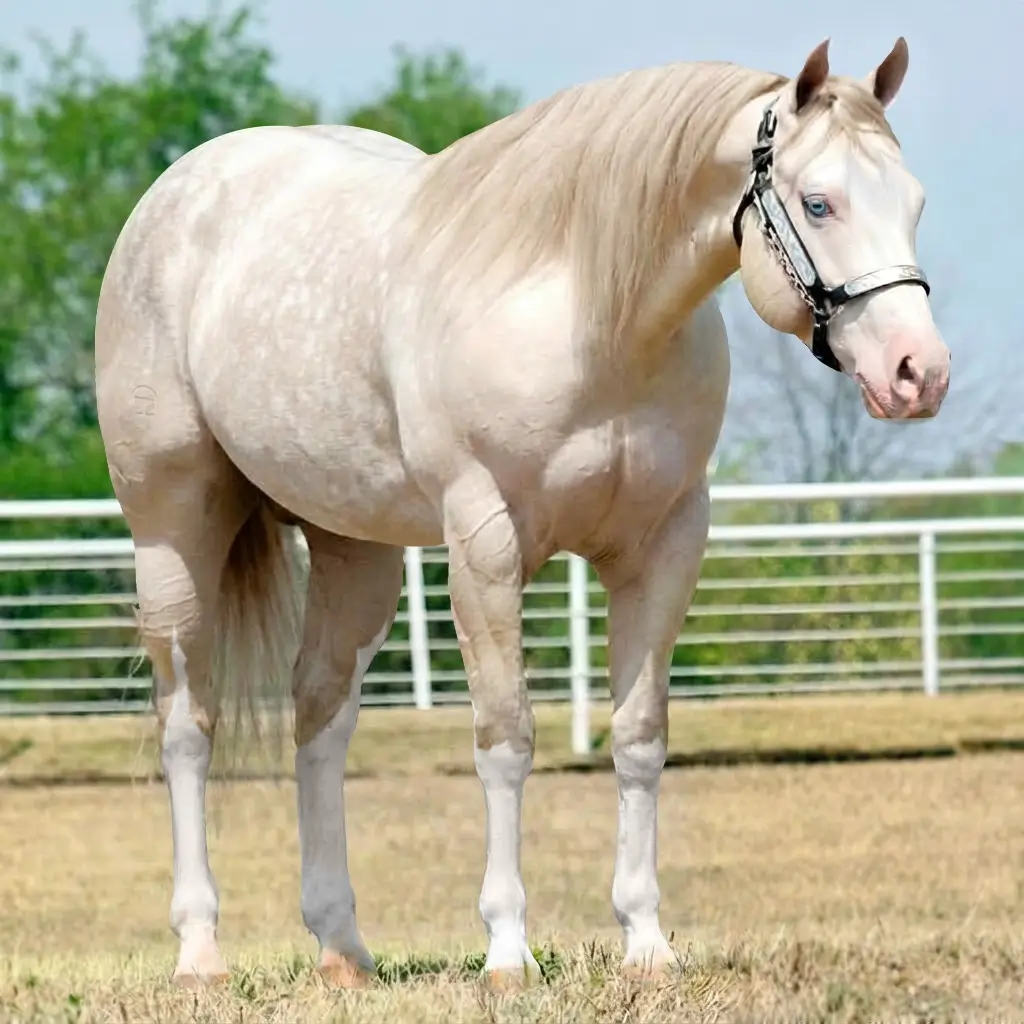 Roan Splash White Smoky Cream