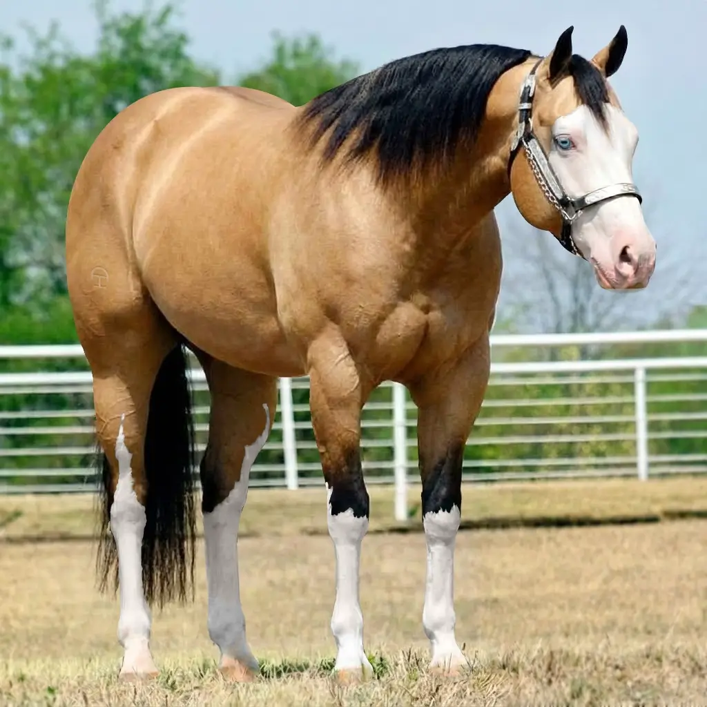Splash White Buckskin