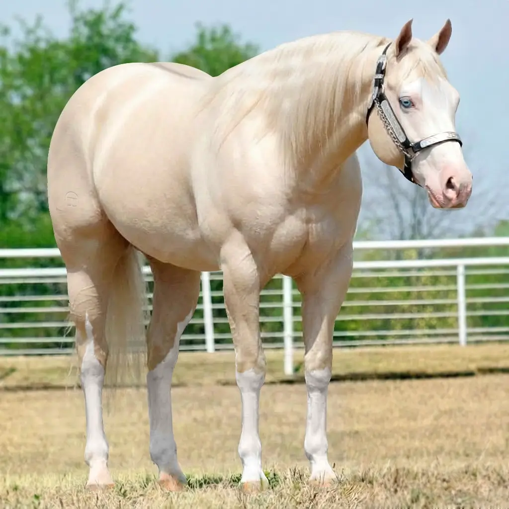 Splash White Dun Cremello